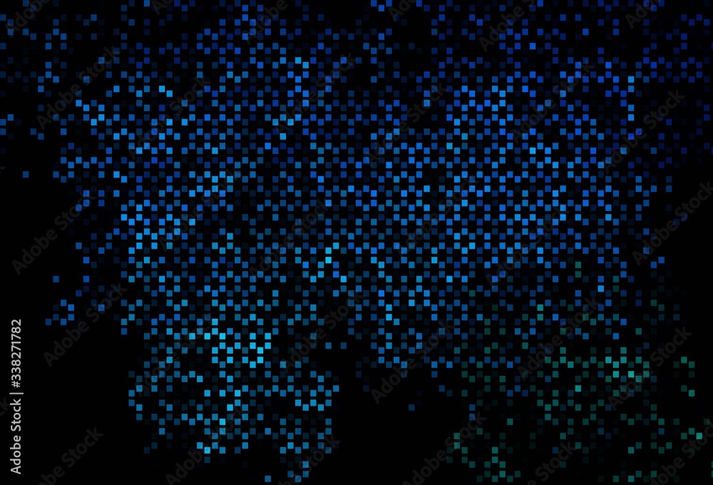 Dark Blue, Green vector template with square style. Dark Blue, Green vector template with square style.