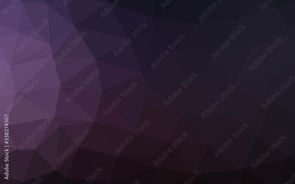 Dark Purple vector polygonal background. An elegant bright illustration with gradient. Template for your brand book. Dark Purple vector polygonal background. An elegant bright illustration with gradient. Template for your brand book.