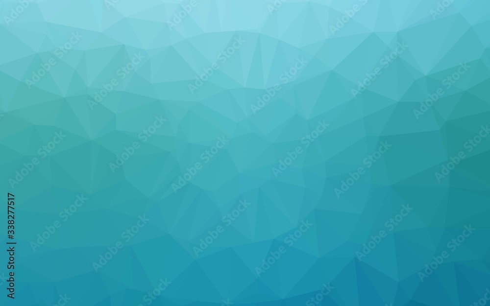 Light BLUE vector abstract mosaic pattern. Modern geometrical abstract illustration with gradient. Elegant pattern for a brand book.