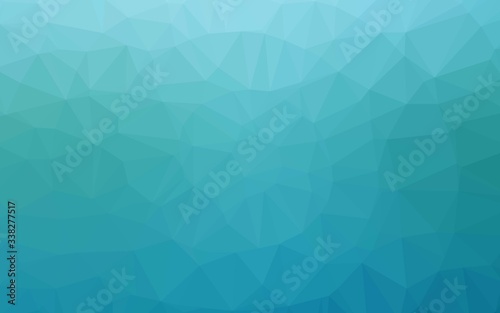 Light BLUE vector abstract mosaic pattern. Modern geometrical abstract illustration with gradient. Elegant pattern for a brand book.