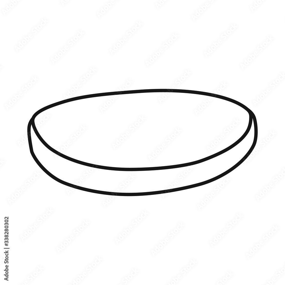 Vector design of sausage and slice symbol. Web element of sausage and fresh stock symbol for web. Vector design of sausage and slice symbol. Web element of sausage and fresh stock symbol for web.