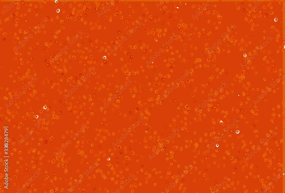 Light Orange vector template with circles. Light Orange vector template with circles.