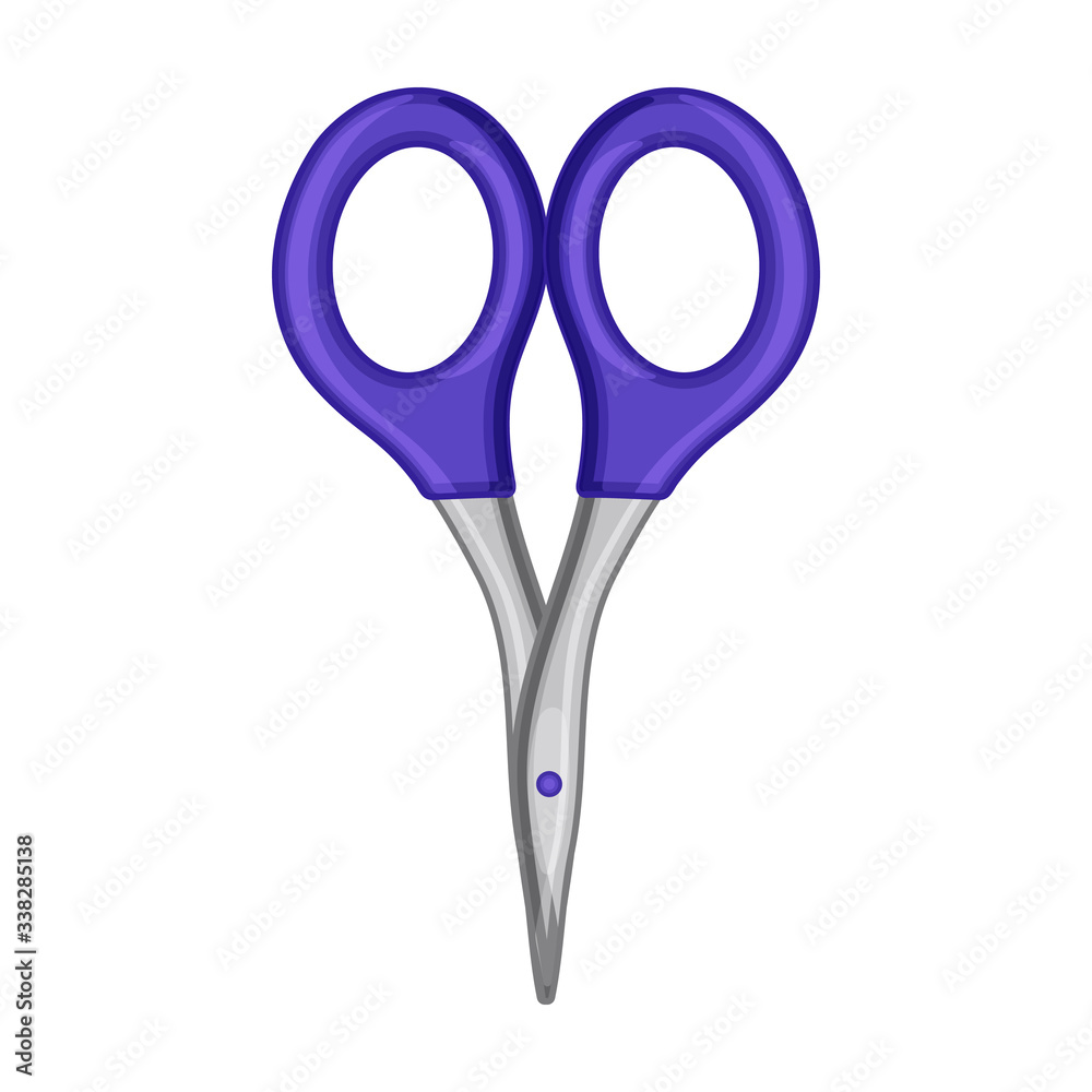 Scissor vector icon.Cartoon vector icon isolated on white background scissor. Scissor vector icon.Cartoon vector icon isolated on white background scissor.