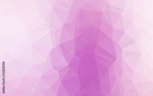 Light Purple vector abstract polygonal cover. Colorful abstract illustration with gradient. Template for a cell phone background.