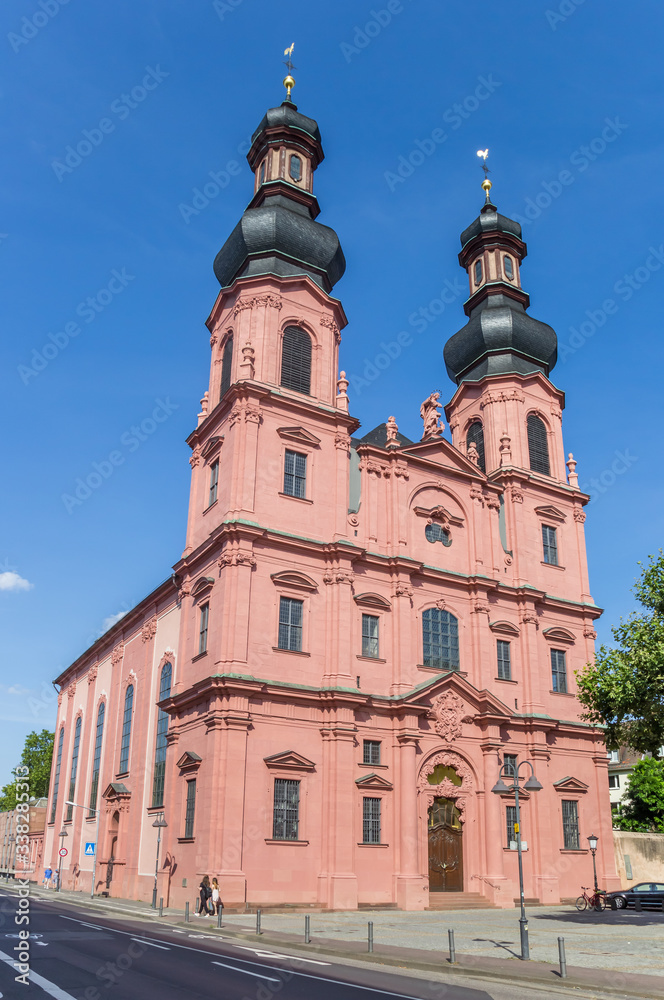 Historic St. Peter church in the center of Mainz, Germany