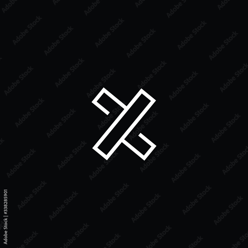Minimal elegant monogram art logo. Outstanding professional trendy awesome artistic X XX XY YX initial based Alphabet icon logo. Premium Business logo White color on black background Minimal elegant monogram art logo. Outstanding professional trendy awesome artistic X XX XY YX initial based Alphabet icon logo. Premium Business logo White color on black background