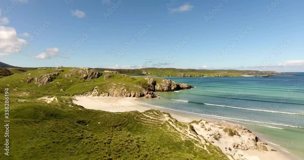 Rising up over the white sand beaches of Uig Bay on the Isle of Lewis in the Outer Hebrides, Scotland, Rising up over the white sand beaches of Uig Bay on the Isle of Lewis in the Outer Hebrides, Scotland,
