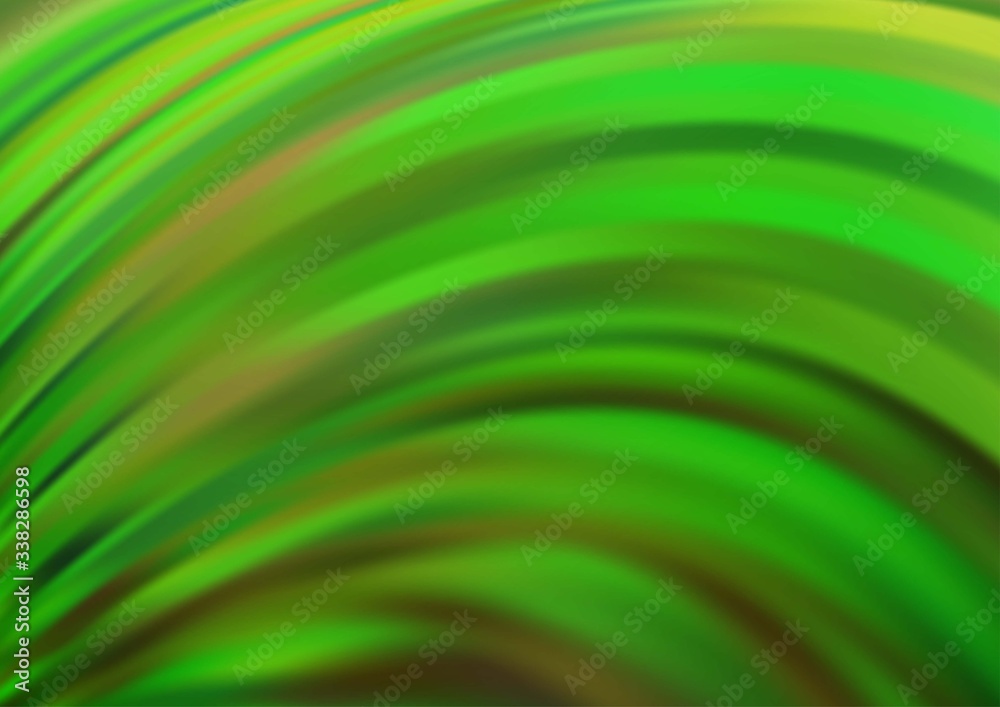 Light Green vector background with bent ribbons. Glitter abstract illustration with wry lines. Brand new design for your ads, poster, banner. Light Green vector background with bent ribbons. Glitter abstract illustration with wry lines. Brand new design for your ads, poster, banner.