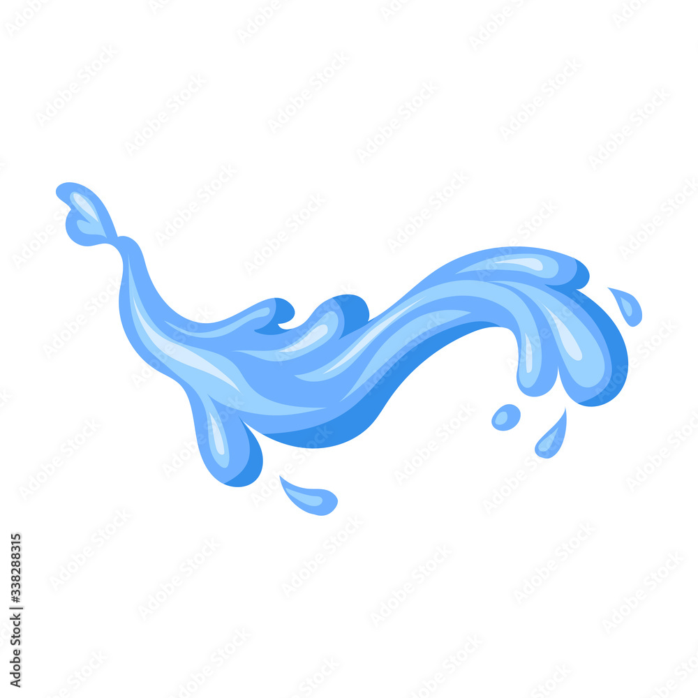 Water splash vector icon.Cartoon vector icon isolated on white background water splash. Water splash vector icon.Cartoon vector icon isolated on white background water splash.