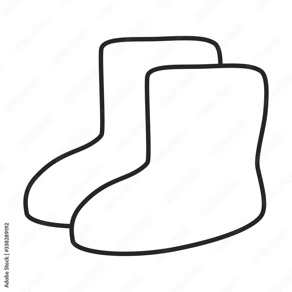 House slipper vector icon.Outline vector icon isolated on white background house slipper. House slipper vector icon.Outline vector icon isolated on white background house slipper.
