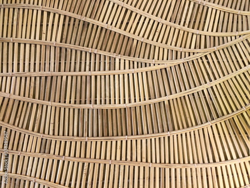 Pattern of rattan woven background