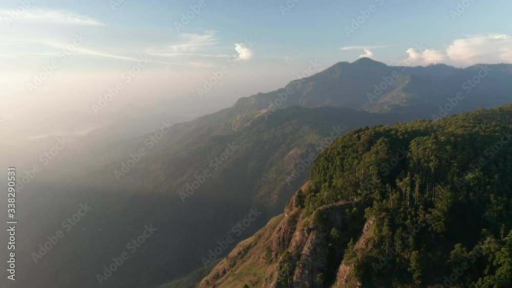 Aerial: Drone Sri Lanka beautiful Ella Rock Aerial: Drone Sri Lanka beautiful Ella Rock