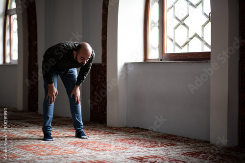 Portrait of a Prayer at Mosque