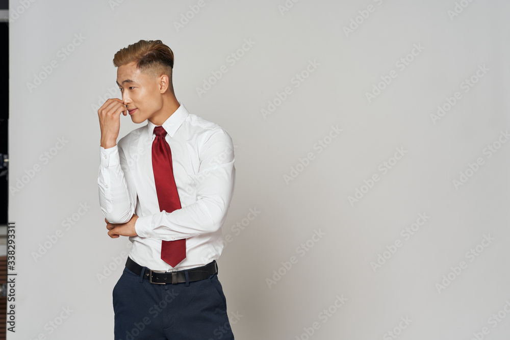 portrait of a handsome young man portrait of a handsome young man