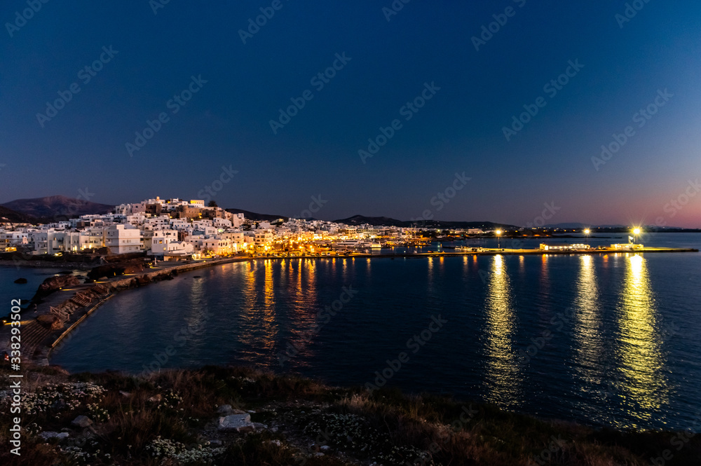 Capital town of Naxos, Greece