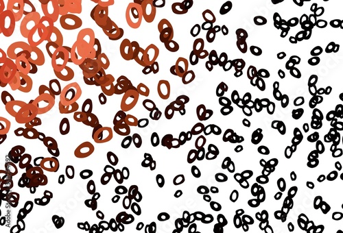Dark Red vector texture with disks.