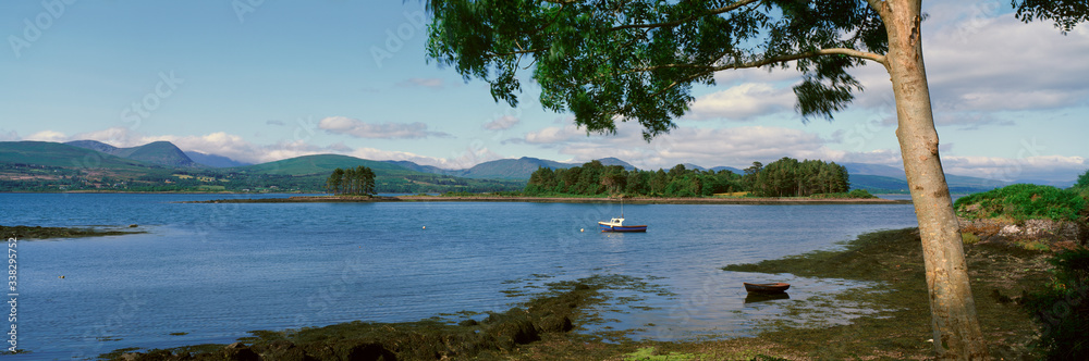Panoramic view of the Kenmare River, Cork, Ireland