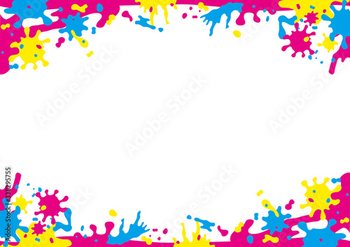 カラフルペイント　フレーム