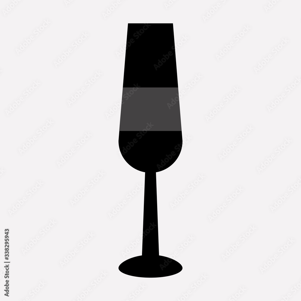 wine glass icon vector on white background. wine glass and bottle symbol illustration template color editable wine glass icon vector on white background. wine glass and bottle symbol illustration template color editable