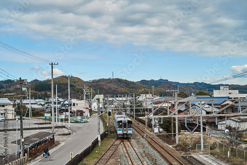 Train station located in the countryside © Namsun