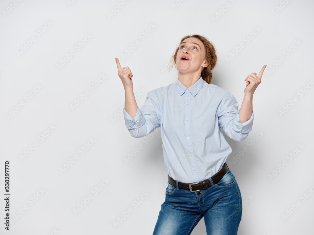 young woman showing victory sign young woman showing victory sign