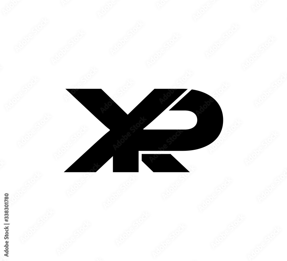 Initial 2 letter Logo Modern Simple Black XP Initial 2 letter Logo Modern Simple Black XP