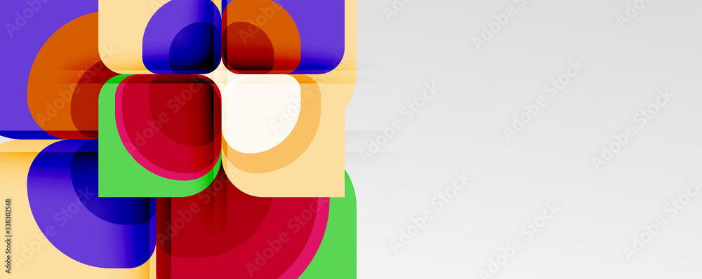 Abstract background - geometric cut paper design flower or square shape composition. Vector Illustration For Wallpaper, Banner, Background, Card, Book Illustration, landing page Abstract background - geometric cut paper design flower or square shape composition. Vector Illustration For Wallpaper, Banner, Background, Card, Book Illustration, landing page
