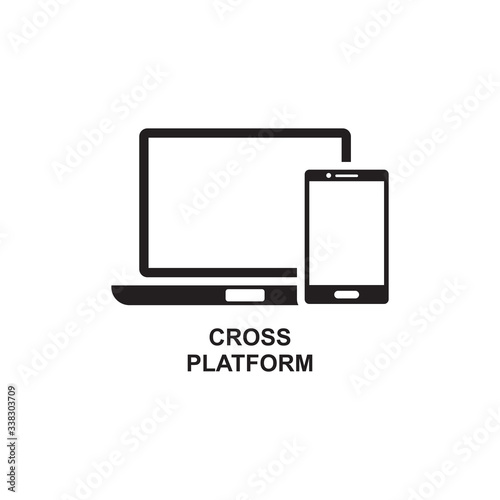 CROSS PLATFORM ICON  , SMART TECHNOLOGY ICON