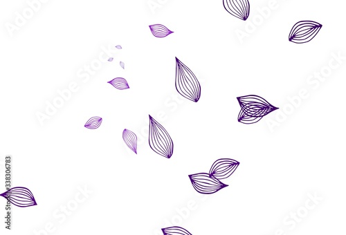 Light Purple vector sketch layout.