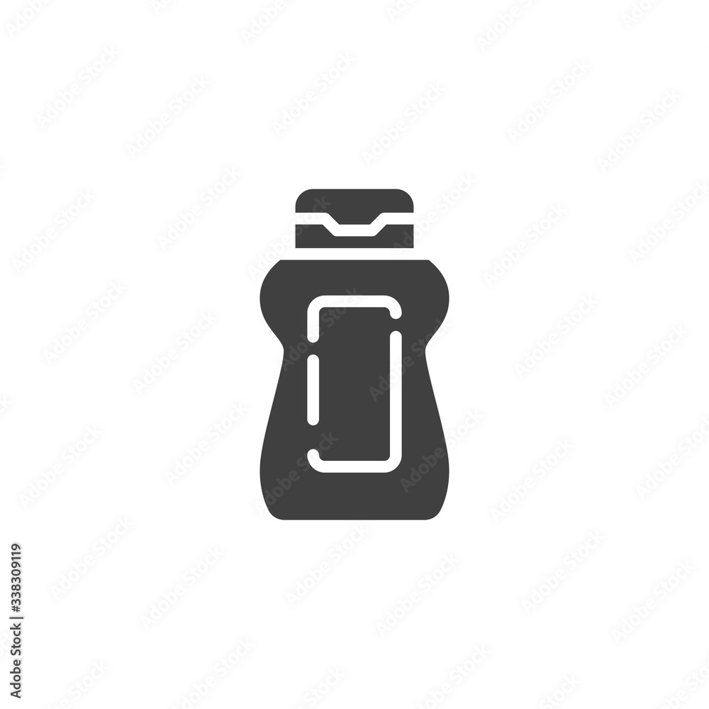 Mayo sauce bottle vector icon. Condiment jar filled flat sign for mobile concept and web design. Ketchup bottle glyph icon. Symbol, logo illustration. Vector graphics Mayo sauce bottle vector icon. Condiment jar filled flat sign for mobile concept and web design. Ketchup bottle glyph icon. Symbol, logo illustration. Vector graphics