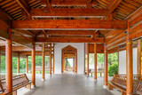 Hangzhou West Lake wooden structure ancient pavilion