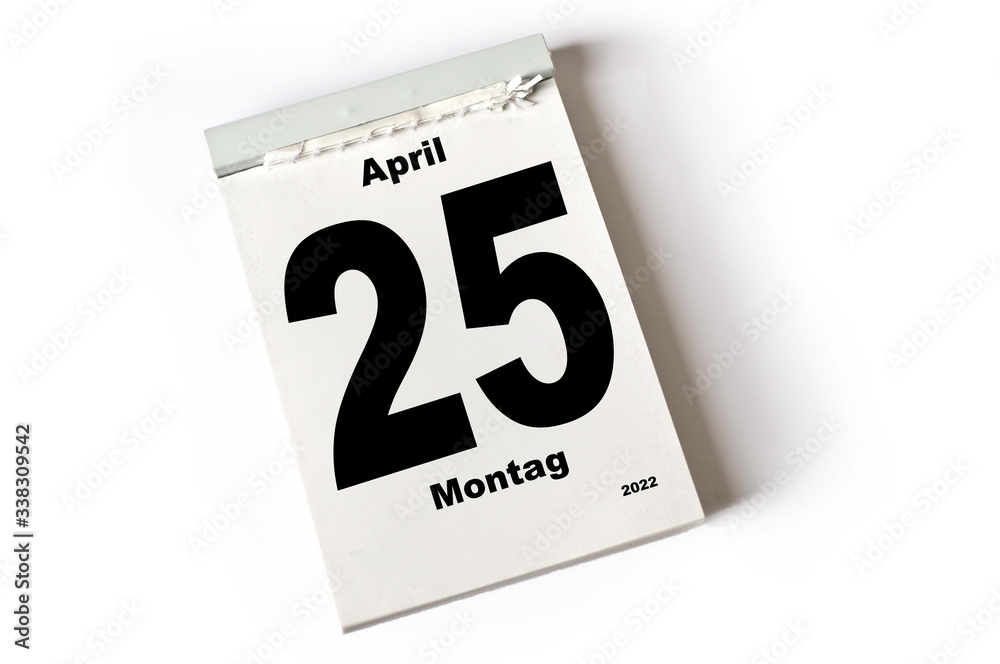25. April 2022 25. April 2022