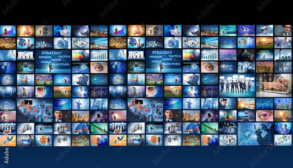 Collage of various business concepts Collage of various business concepts
