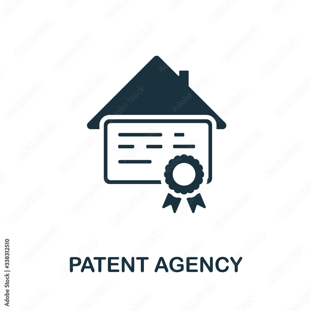 Patent Agency icon. Simple illustration from digital law collection. Creative Patent Agency icon for web design, templates, infographics and more Patent Agency icon. Simple illustration from digital law collection. Creative Patent Agency icon for web design, templates, infographics and more