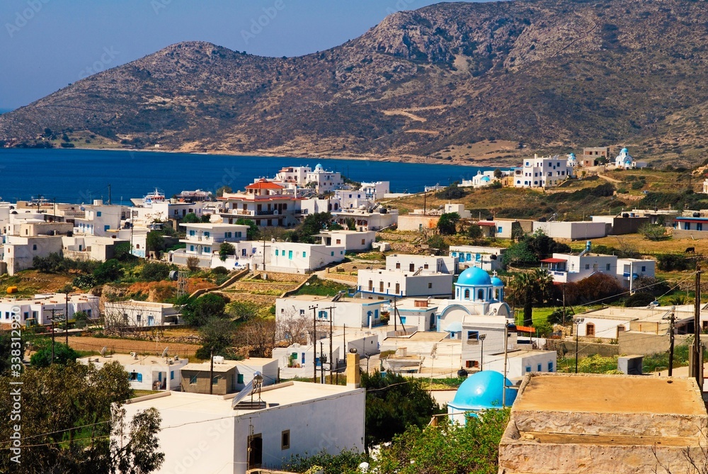 Landscape of Lipsi island, Greece
