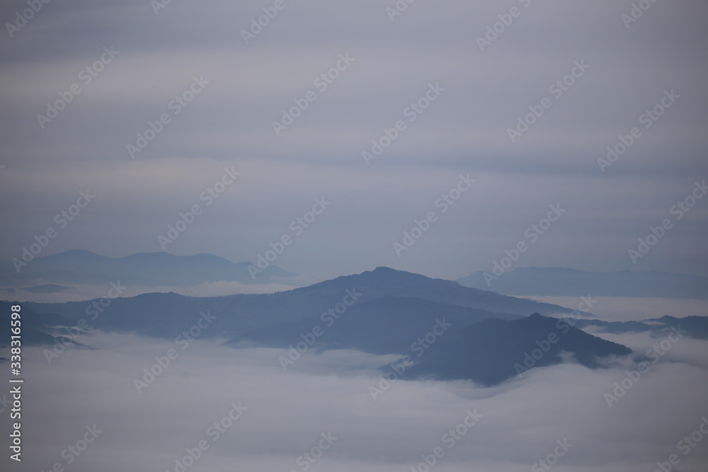 View of Doi Pha Tang, Chiang Rai, Thailand View of Doi Pha Tang, Chiang Rai, Thailand