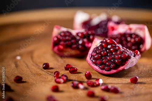 Pomegranate & seeds