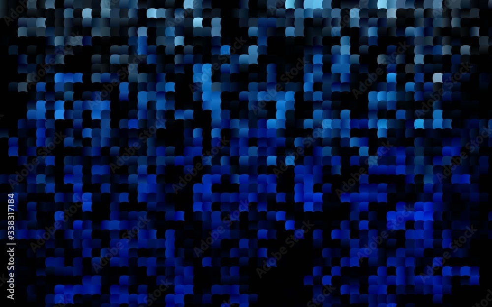 Dark BLUE vector cover in polygonal style. Decorative design in abstract style with rectangles. Pattern can be used for websites. Dark BLUE vector cover in polygonal style. Decorative design in abstract style with rectangles. Pattern can be used for websites.