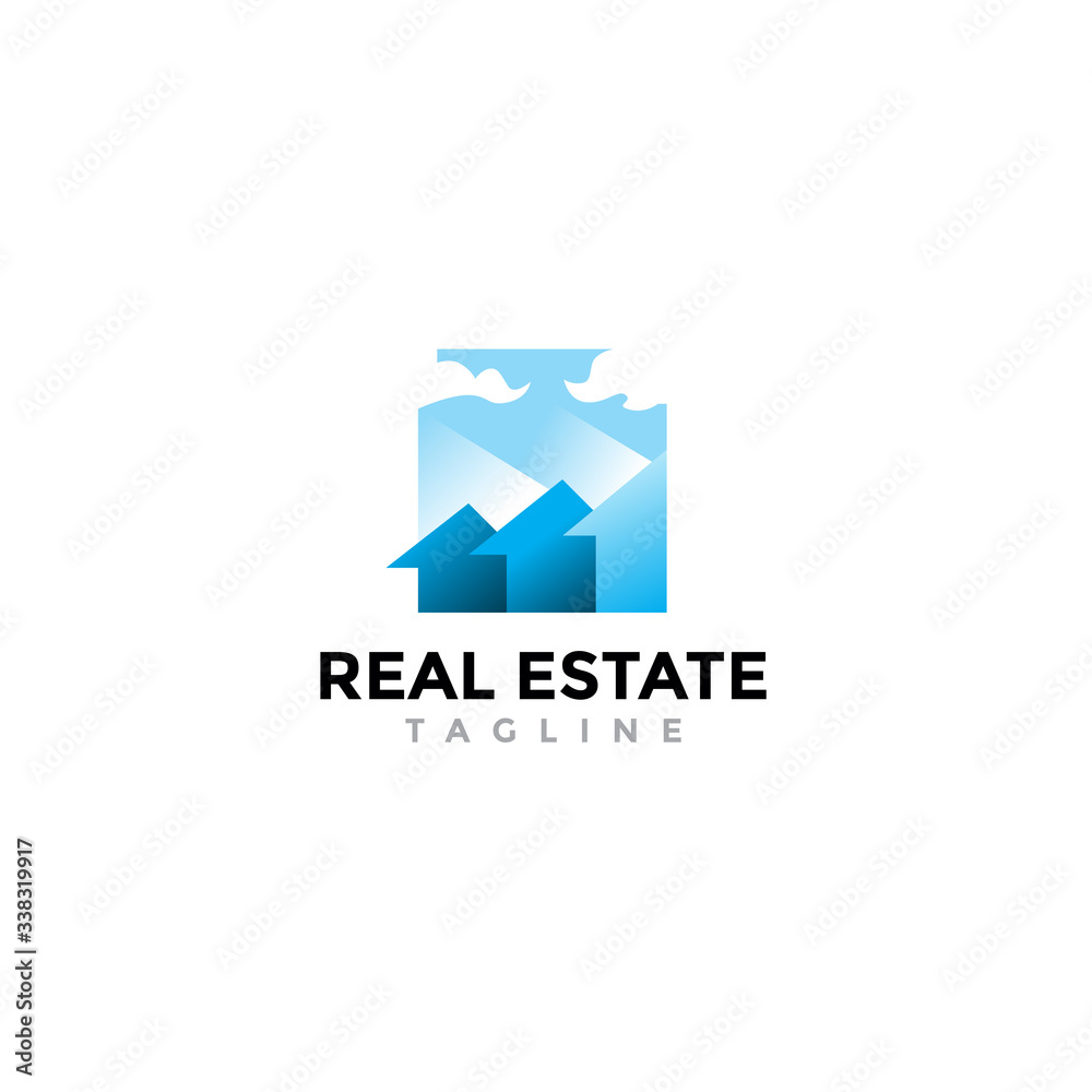 real estate, house, home logo. modern icon, template design
