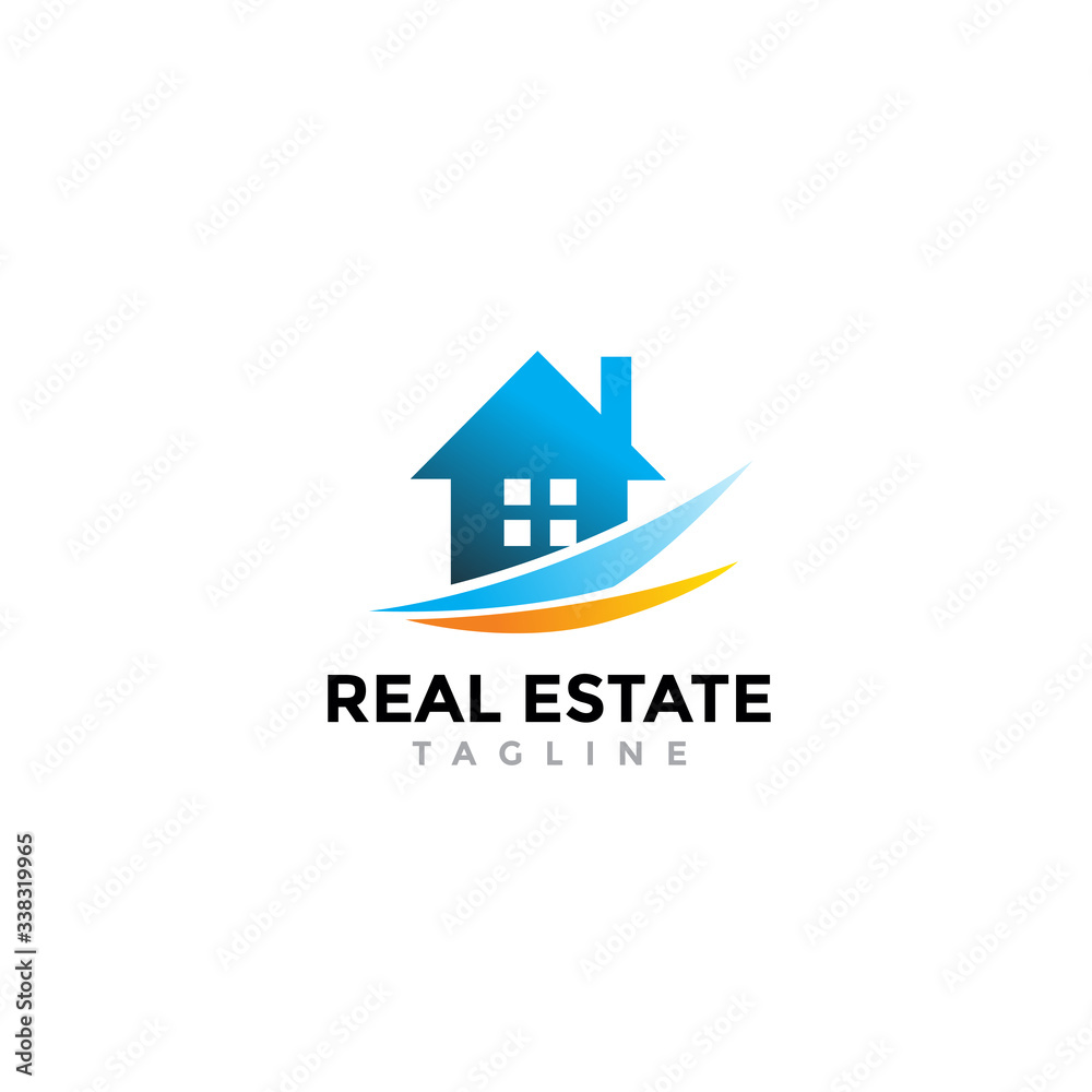 real estate, house, home logo. modern icon, template design