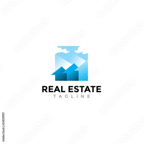 real estate, house, home logo. modern icon, template design