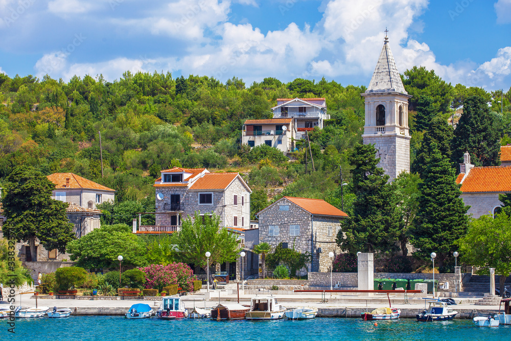 Small tourist town - Prvic Luka, Croatia