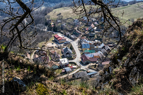 Vrsatske Podhradie village in Slovakia photo