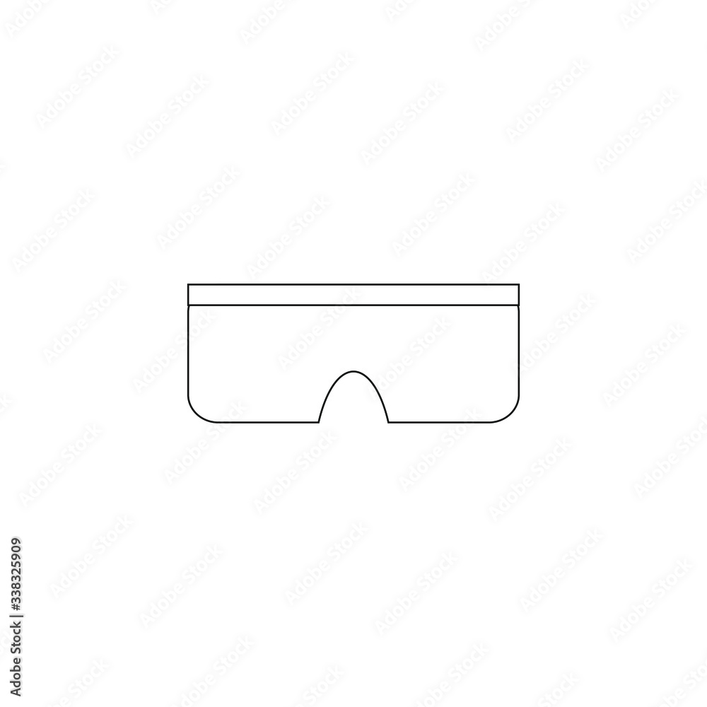 safety glasses. Vector illustration for web and mobile design. safety glasses. Vector illustration for web and mobile design.