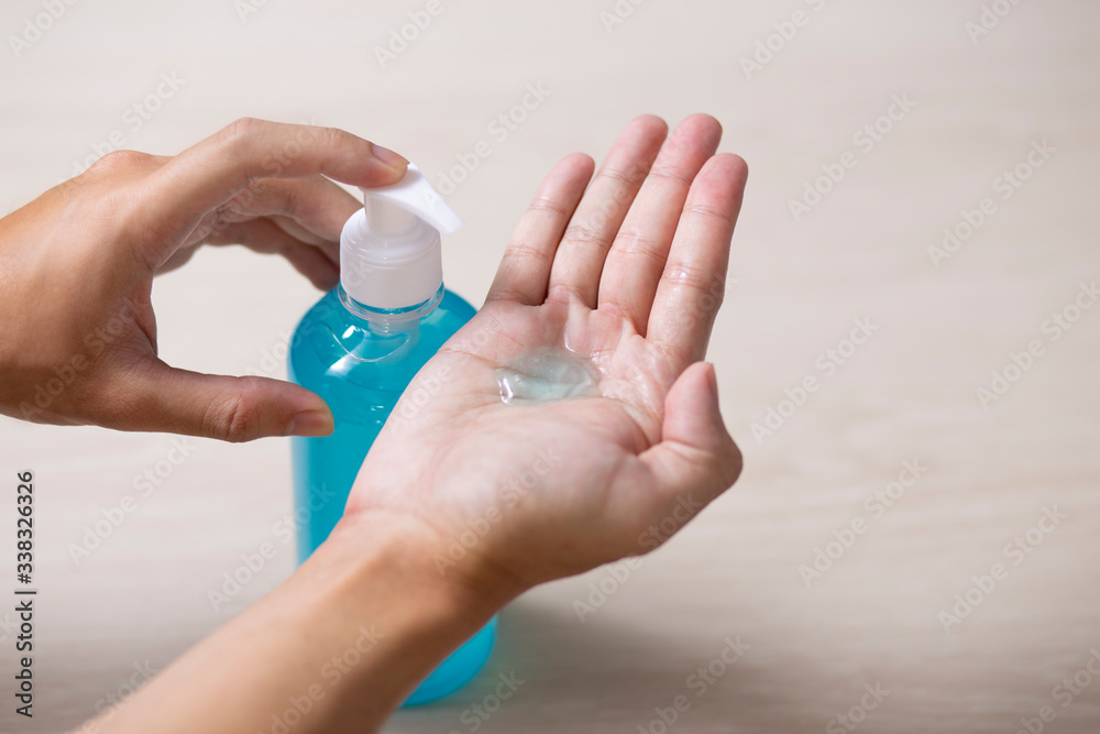using hand sanitizer gel cleaning hands at home using hand sanitizer gel cleaning hands at home