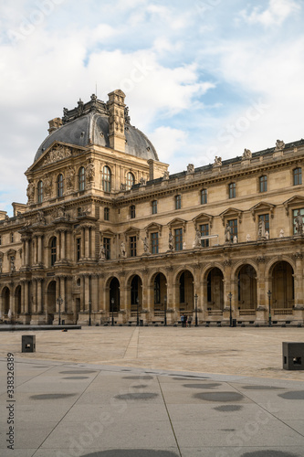 View of the Louvre Museum, Paris - France