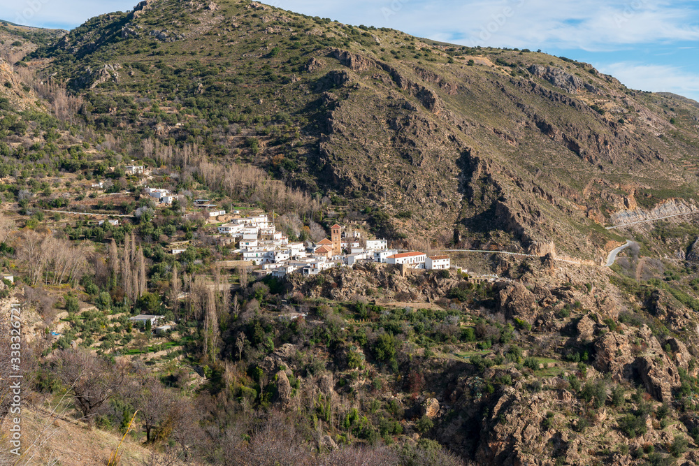 Cástaras: small mountain town in the Alpujarra (Spain)