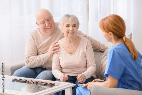Elderly people suffering fr...