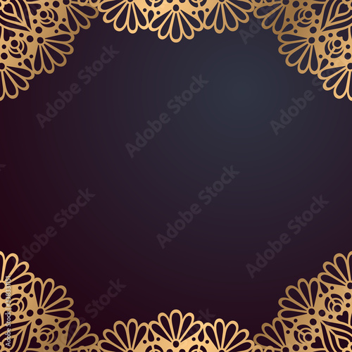 luxury ornamental mandala design background