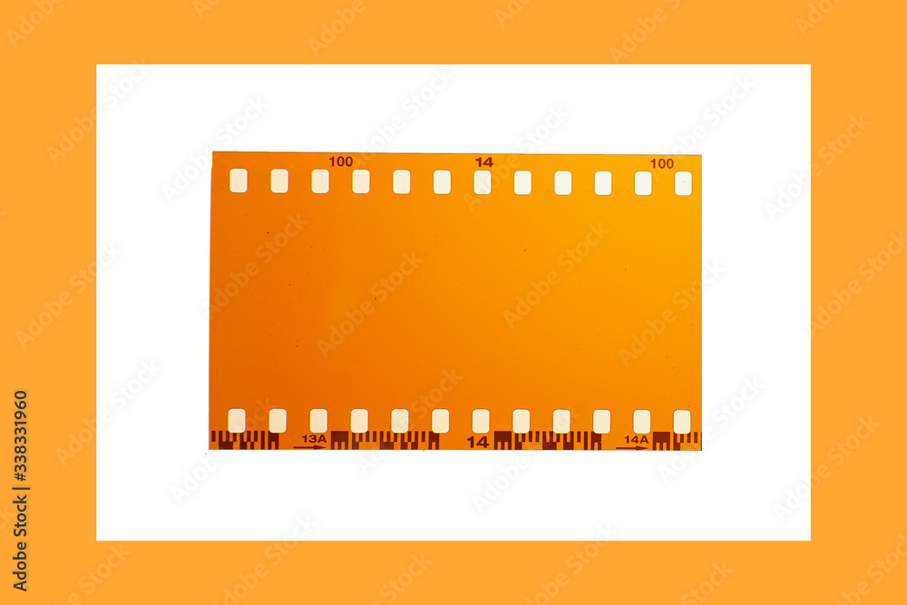Fototapeta premium (35 mm.)Vintage film frame.With white space.film camera.